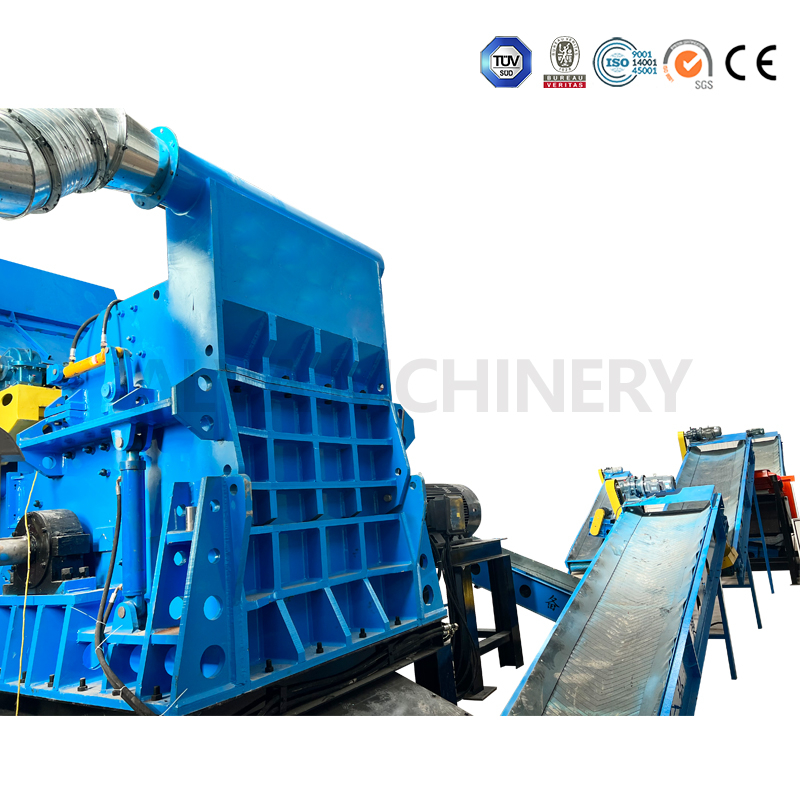 132 Metal Scrap Aluminum Scrap Steel Crusher