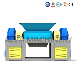 Heavy duty twin shaft shredder