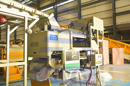 Classificador de cores para desmontagem de refrigeradores