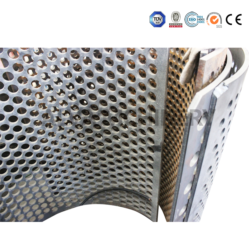 Crushing machine leather screen
