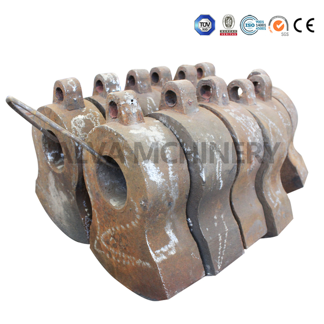 Crushing machinery hammer