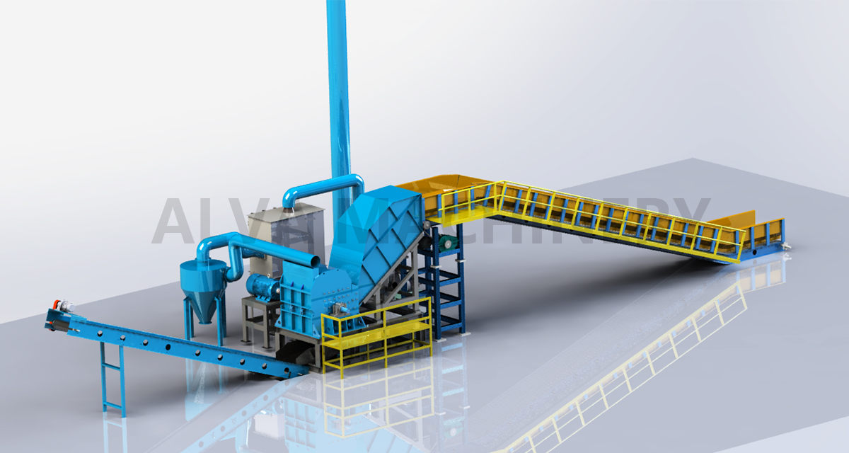 ALVA 1500 Model Rigid PVC Crusher: Efficient And Stable Industrial Solid Waste Crushing Solution