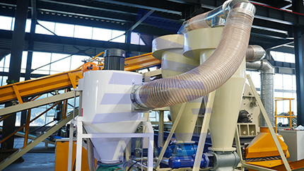 Wysokowydajny odpylacz do recyklingu