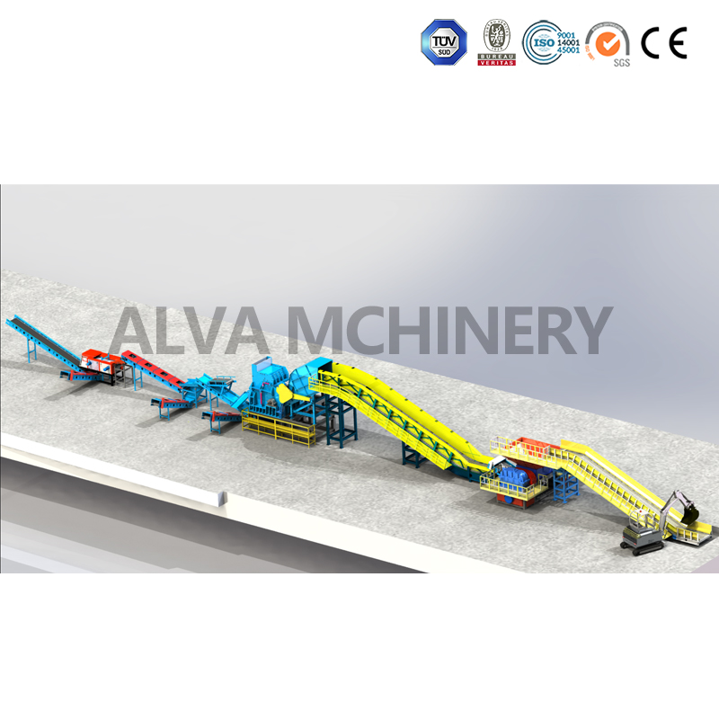 ALVA-450 Broken bridge aluminum scrap aluminum scrap steel metal crusher