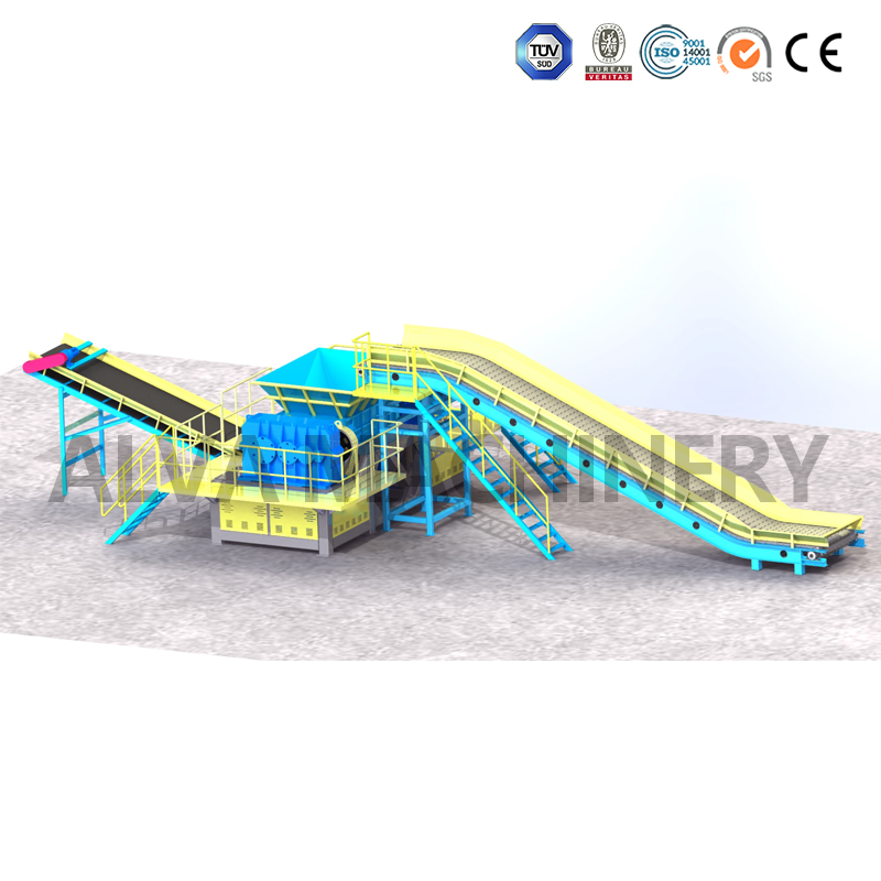 ALVA 2000 twin shaft shredder