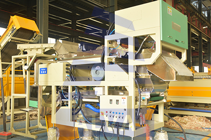 Classificador &oacute;ptico para reciclagem de res&iacute;duos de refrigeradores