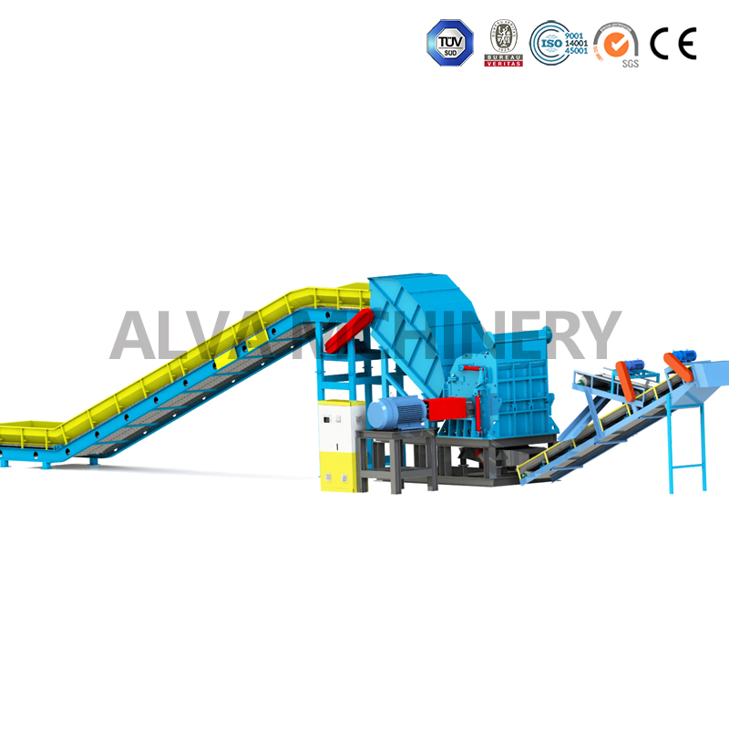 ALVA-132 Metal Scrap Aluminum Scrap Steel Crusher