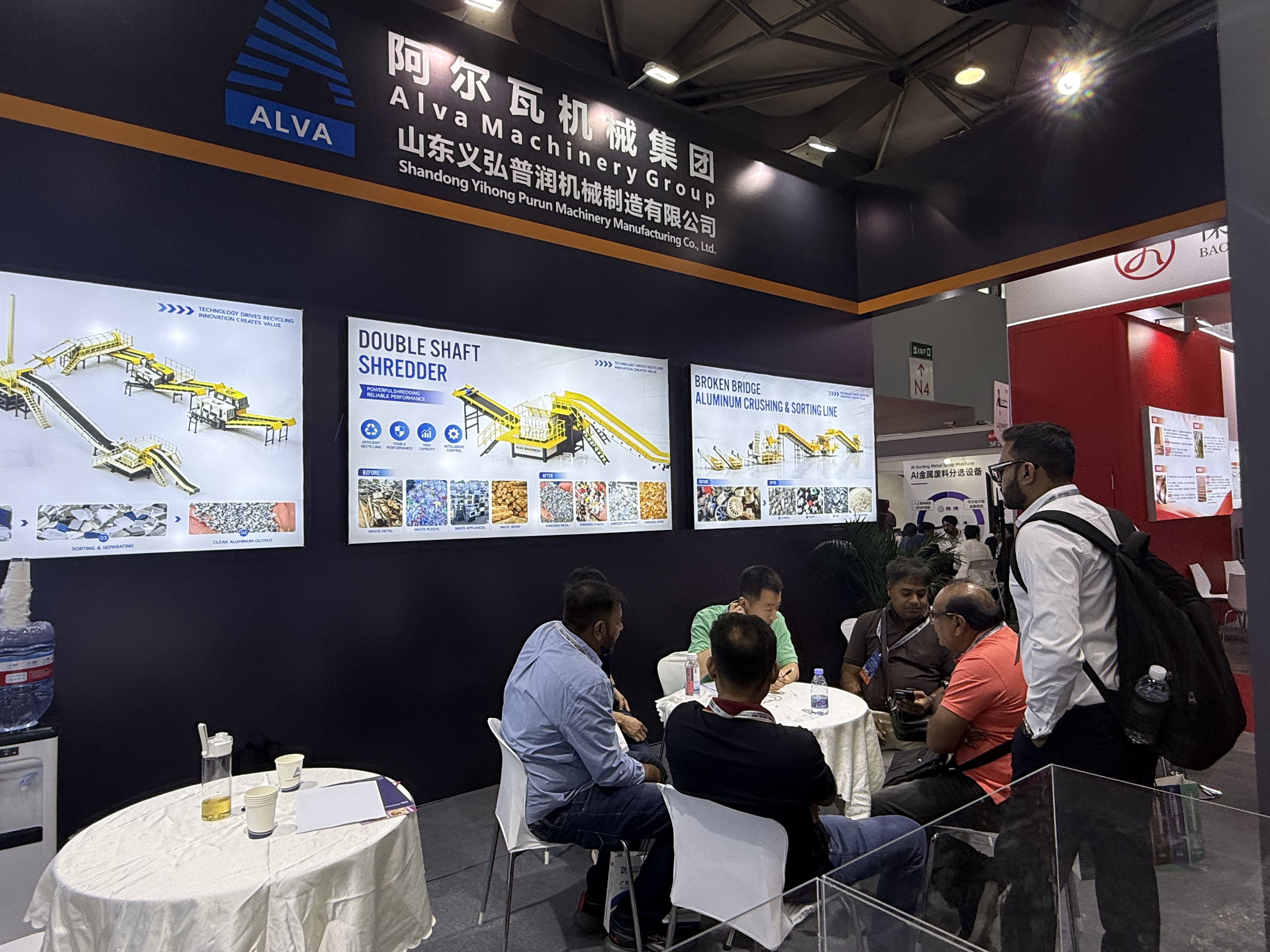 Alva Machinery Recycling Equipment Showcase at Shanghai Exhibition 20