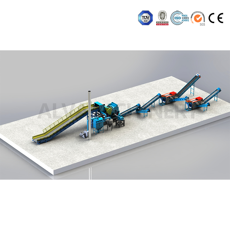 Scrap Metal Crusher Conveyor Layout