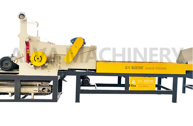 Industrial plastic waste crushing machine